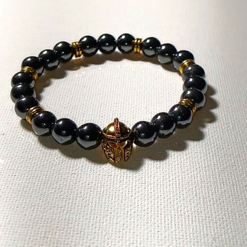 mens bracelet/sparta helmet bracelet: strength & power